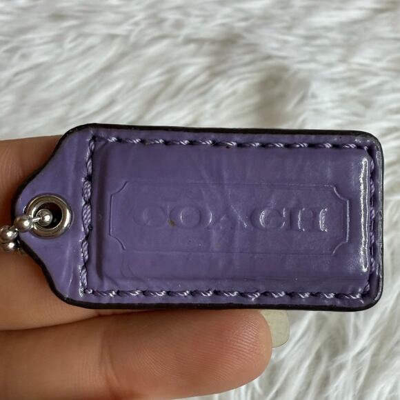 1.5" COACH  Fob Bag Charm Hang tag Hangtag - Picture 1 of 2